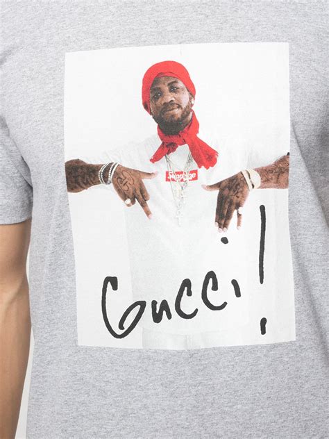 gucci maine supreme t|Gucci Mane t shirt.